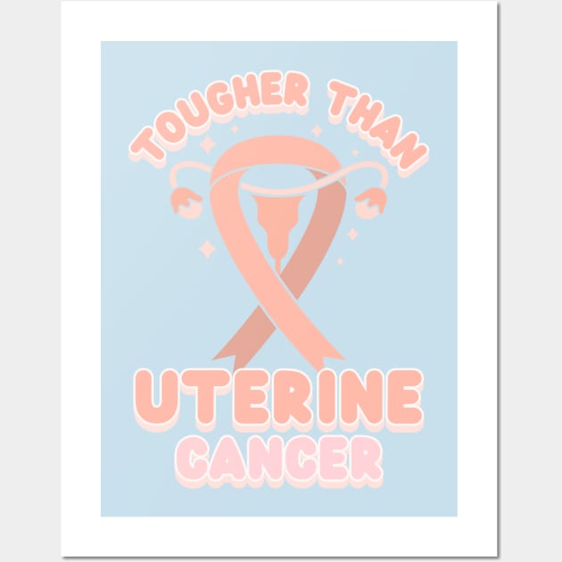 Uterine Cancer Awareness Wall Art by Tip Top Tee's